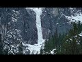 Tunnel View, Yosemite 2024, Snowfall, Cloud timelaps, waterfall,   4K