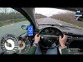 Mercedes C55 AMG - TOP SPEED POV on AUTOBAHN [NO SPEED LIMIT]