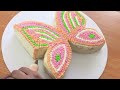 Butterfly Cake Decoration with one piping tip by Sweet Home Delights