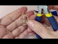 How to  make jewelry pendants. Simple, but each piece is unique.