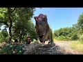 New Destination Dinosaurs Exhibit at the Dallas Zoo for 2024 Walkthrough in Dallas Texas