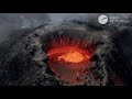 [FULL CLIP UNCUT] - ERUPTION CYCLE & LAVA WATERFALL | Geldingadalir Volcano Iceland | June 7th, 2021