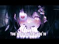 Nightcore ↬ dying on the inside [NV] [1 hour]