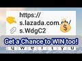 LAZADA~WIN(700pesos)!!!💰✔ #lazadaph #share