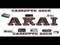 Akai -  Cassette Deck  Collection