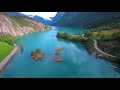 Binaural Beats with Beautiful River Videos - Relaxing Music
