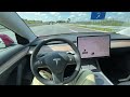 Tesla Probefahrt Model 3 ￼ Autopilot am 25.8.2021 ￼