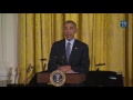 President Obama Welcomes the Broadway Cast of 