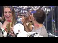 NFL on CBS Verizon Postgame Show Superbowl Sunday Patriots Vs Rams