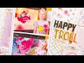 Happy Troll | 12 x 12 Layout | American Crafts | Rainbow Avenue | Kitaholic Kits