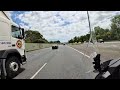 Insta360 Ace Pro. Motorcycle Handle Bar mount, time lapse highway.