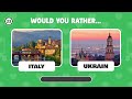 Would You Rather 🌎 COUNTRY Edition! | Country Quiz Challenge 🗺️