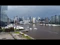 Melbourne Docklands on a stormy Tuesday