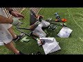 Harbor freight Atlas tool review: 80v pole saw, 80v blower and 80v string trimmer weed whacker demo