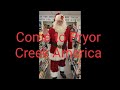 Santa visits beautiful downtown Pryor Creek America