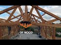 Construction d'un hangar en ossature bois par DF WOOD