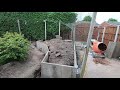 Garden makeover part 3, retaining wall