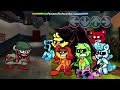 Flippy All Phases Vs Smiling Critters, Poppy Playtime Chapter 3 Friday Night Funkin' (FNF Mod)
