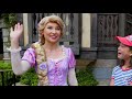 Asking Rapunzel Questions at Disneyland! | Disney Princess
