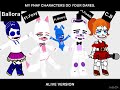 MY FNAF CHARACTERS DO YOUR DARES|ALIVE VERSION|