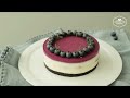 노오븐✨블루베리 치즈케이크 만들기 : No-Bake Blueberry cheesecake Recipe - Cooking tree 쿠킹트리*Cooking ASMR