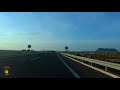 Morning Drive From Castalla Internacional To Alicante Airport, Spain 🇪🇸 in 4K