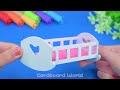 Build Cutest 2 Storey Pink Hello Kitty House has Rainbow Slide Pool from Slime - DIY Miniature House