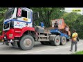 German-made MAN truck humiliated on extreme incline