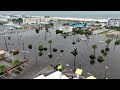 Drone captures major flooding in Carolina Beach, North Carolina