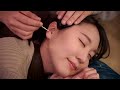ASMR Stress disappears with ear massage and ear cleaning
