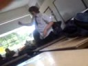 Funny dance in maths lesson