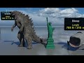 Animals,  Dinosaurs and Sea Creatures 3D Size Comparison