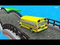 BeamNG.Drive with Mini Vehicles JCB, Car, School Bus, Cement Truck 3D Vehicle Games