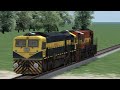 Twelve Trains at Forked Railroad -:- Cross Each Other on Diamond Crossing | Train Simulator