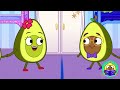 Face Puzzle and Body Switch Up! 😄🔄 Nursery Rhymes and Kids Story with baby Avocado | PitPennyTales