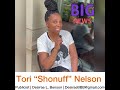 Client, Tori “Shonuff” Nelson: 13-Time Boxing World Champion and Boxing Hall of Fame Inductee.