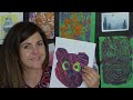 Monoprint Lesson for Kids