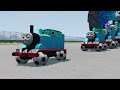 Big & Small Pixar Cars VS Venom the Tank Engine Train - BeamNG.drive