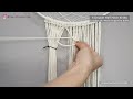 DIY Tutorial ☆ How To Make Macrame Dreamcatcher with Tassels? l Easy Pattern