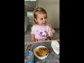 2 Year Old Makes Pancakes #shorts