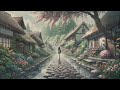 Cozy Village & Cottage Study Music 🌧️ | Rainy Spring Ambience - Perfect for Reading & Studying
