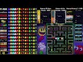 Pac-Man Comparison Evolution 72 Versions - Gameplay Sprites Deaths