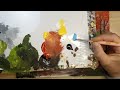 Rainy Day Painting / Acrylic Painting For Beginners