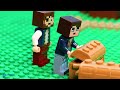 Escape From 100 LEGO Roblox Doors in Minecraft - LEGO Minecraft Challenge - Animation