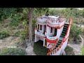 [Full Video]Build Up 3-Story Camping Villa With Water Slide Park & Swimming Pool, Pool Top Of Villa