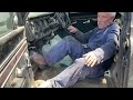 Turning the truck on with my Dad