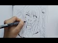 Cara Menggambar Anime Step by Step | Menggambar Ai Hoshino dari Oshi no ko