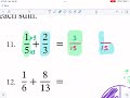 Math-DrIlls: Adding Two Proper Fractions