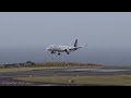 Go Arounds & Landings at Ponta Delgada LPPD/PDL due to Strong Crosswinds