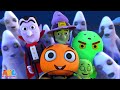 Wheels On the Bus With Green Monsters | Spooky Bus Ride For Kids | Scary Songs by @AllBabiesChannel